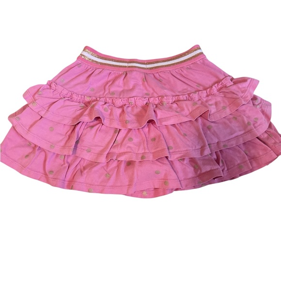Boden Pink Bubble Mini Skirt with Gold Trim - Picture 3 of 3